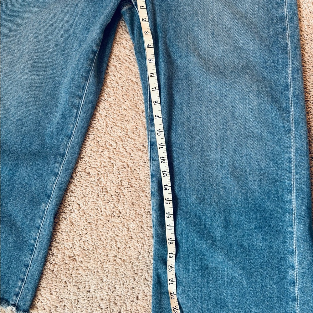 PAIGE Anessa wide leg Light Blue Denim - Picture 7 of 8